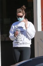 CHRISTINA SCHWARZENEGGER Out for Coffee at Cafe Luxe in Santa Monica 12/08/2020