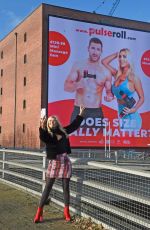 CHRISTINE MCGUINNESS Outside Victoria Warehouse in Manchester 12/16/2020