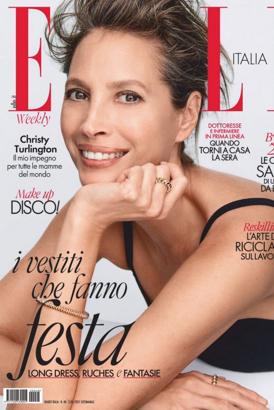 CHRISTY TURLINGTON in Elle Magazine, Italy January 2021