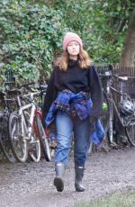CLAIRE FOY Out and About in London 12/22/2020