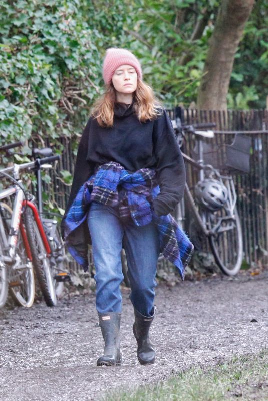 CLAIRE FOY Out and About in London 12/22/2020