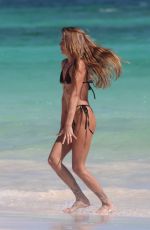 CLARA BERRY in Bikini at a Beach in Tulum 12/09/2020