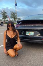 CLAUDIA ROMANI in a Tight Black Dress for Verano Hill Jewelry in Daytona Beach 12/10/2020
