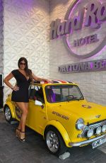CLAUDIA ROMANI in a Tight Black Dress for Verano Hill Jewelry in Daytona Beach 12/10/2020