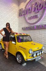 CLAUDIA ROMANI in a Tight Black Dress for Verano Hill Jewelry in Daytona Beach 12/10/2020