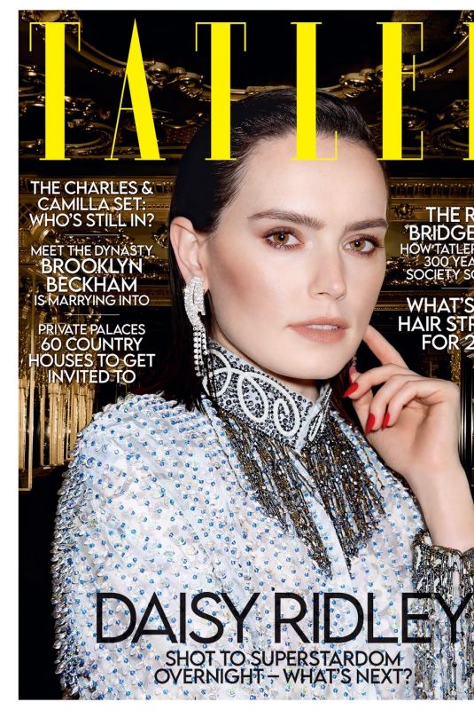 DAISY RIDLEY in Tatler Magazine, February 2021
