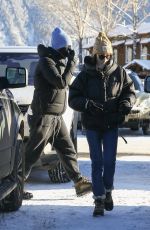 DAKOTA JOHNSON and Chris Martin at Buttermilk Ski Area in Aspen 12/30/2020