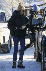 DAKOTA JOHNSON and Chris Martin at Buttermilk Ski Area in Aspen 12/30/2020