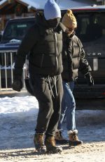 DAKOTA JOHNSON and Chris Martin at Buttermilk Ski Area in Aspen 12/30/2020