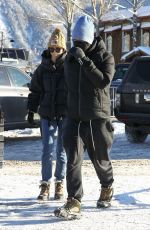 DAKOTA JOHNSON and Chris Martin at Buttermilk Ski Area in Aspen 12/30/2020