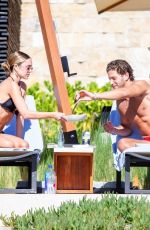 DELILAH HAMLIN in a Black Bikini in Mexico 11/30/2020