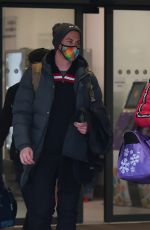 DENISE VAN OUTEN and Matt Evers Leaves Dancing on Ice Rehearsals in London 12/11/2020