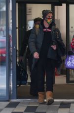 DENISE VAN OUTEN and Matt Evers Leaves Dancing on Ice Rehearsals in London 12/11/2020