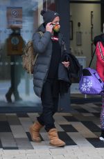 DENISE VAN OUTEN and Matt Evers Leaves Dancing on Ice Rehearsals in London 12/11/2020