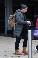 DENISE VAN OUTEN and Matt Evers Leaves Dancing on Ice Rehearsals in London 12/11/2020