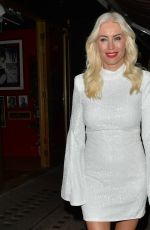 DENISE VAN OUTEN Leaves a Photoshoot in London 12/18/2020