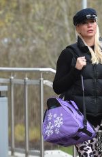 DENISE VAN OUTEN Leaves Dancing on Ice Rehearsals in Essex 12/10/2020