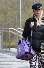 DENISE VAN OUTEN Leaves Dancing on Ice Rehearsals in Essex 12/10/2020