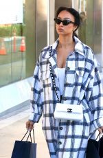 DRAYA MICHELE Out Shopping on Rodeo Drive in Beverly Hills 12/29/2020
