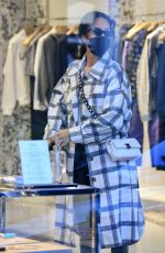 DRAYA MICHELE Out Shopping on Rodeo Drive in Beverly Hills 12/29/2020