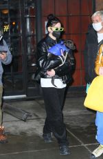 DUA LIPA Leaves Bowery Hotel in New York 12/20/2020