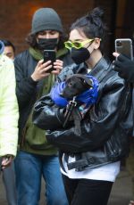 DUA LIPA Leaves Bowery Hotel in New York 12/20/2020