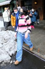 DUA LIPA Leaves Her Hotel in New York 12/19/2020