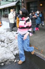 DUA LIPA Leaves Her Hotel in New York 12/19/2020
