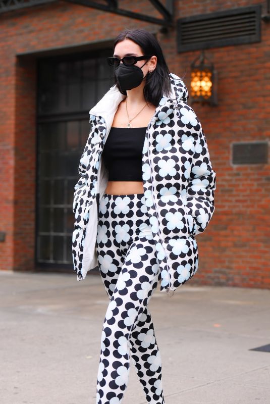 DUA LIPA Out and About in New York City 12/16/2020