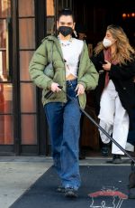 DUA LIPA Out with Her Dog in New York 12/15/2020