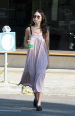 EIZA GONZALEZ Out for Coffee in West Hollywood 12/17/2020
