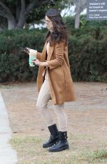 EIZA GONZALEZ Out for Coffee in West Hollywood 12/23/2020