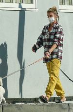 ELISABETTA CANALIS Out with Her Dogs in Beverly Hills 12/13/2020