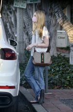 ELLE FANNING Out and About in West Hollywood 12/18/2020