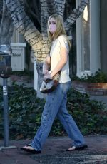 ELLE FANNING Out and About in West Hollywood 12/18/2020