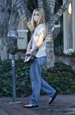 ELLE FANNING Out and About in West Hollywood 12/18/2020