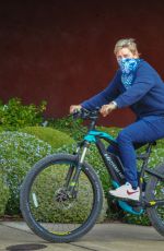 ELLEN DEGENERES Out Riding a Bike in Santa Barbara 12/27/2020