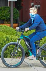 ELLEN DEGENERES Out Riding a Bike in Santa Barbara 12/27/2020