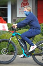 ELLEN DEGENERES Out Riding a Bike in Santa Barbara 12/27/2020