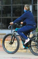 ELLEN DEGENERES Out Riding a Bike in Santa Barbara 12/27/2020