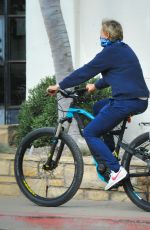 ELLEN DEGENERES Out Riding a Bike in Santa Barbara 12/27/2020