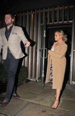 EMILY ATACK Leaves Restaurant Story in London 12/15/2020