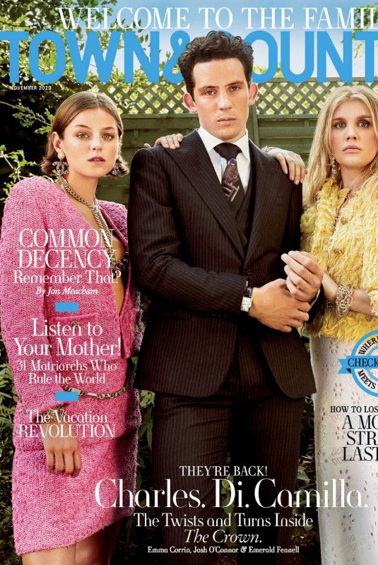 EMMA CORRIN in Town and Country Magazine, November 2020