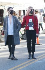 EMMA SLATER and Sasha Farber Out in Los Angeles 12/20/2020