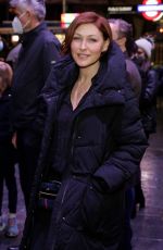 EMMA WILLIS at A Christmas Carol Opening Night at Dominion Theatre in London 12/14/2020