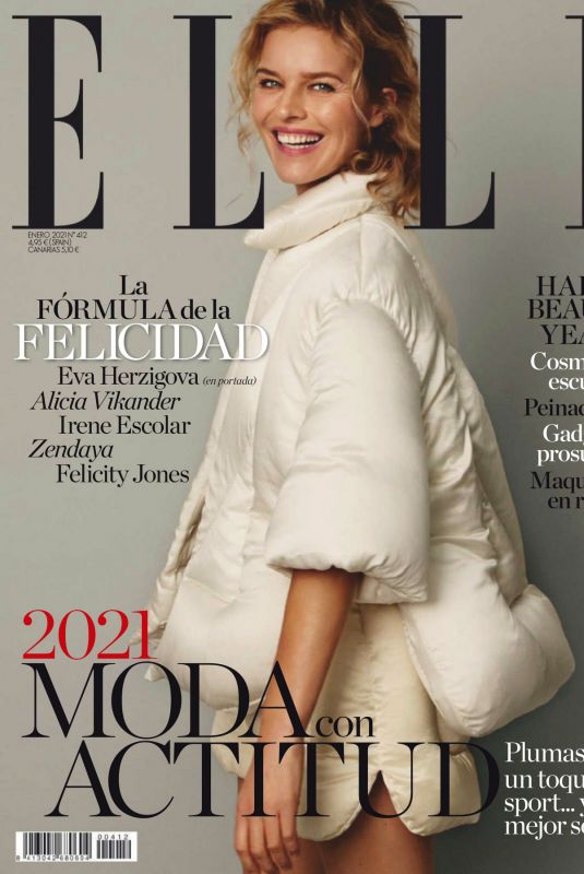 EVA HERZIGOVA in Elle Magazine, Spain January 2021
