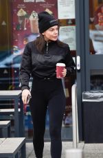 FAYE BROOKES at Costa Coffee in Manchester 12/12/2020