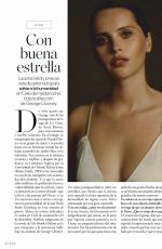 FELICITY JONES in Elle Magazine, Spain January 2021
