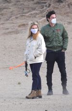 FLORENCE PUGH and Zach Braff Out at a Dog Park in Los Angeles 12/14/2020