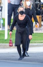 FLORENCE PUGH on the Set of Don